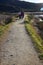 3 girls walking at national park walkway