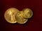 3 gold liberty coins