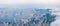 3 May 2020 - Hong Kong: Amazing aerial view of Victoria Harbour, Hong Kong, in a cloudy day