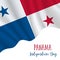 3 November, Panama Independence Day background