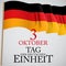 3 Oktober Tag der Deutschen Einheit. Translation: 3 october day of german unity. Vector Illustration