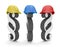 3 Paragraphs Colored Hardhats