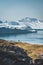 3 people taken photo of Humpback whale in Ilulissat diving in Greenland. Easy hiking route to the famous Kangia glacier