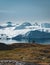 3 people taken photo of Humpback whale in Ilulissat diving in Greenland. Easy hiking route to the famous Kangia glacier