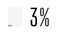 3 percent people infographic, three percentage chart statistics diagram