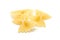 3 pieces of pasta - Farfalle.