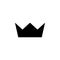 3 point crown simple silhouette icon