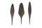 3 primitive metal arrowheads Palmela type