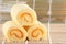 3 roll cake orange.