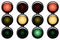 3-sections traffic-light.