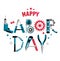 3 september Labor Day Poster or Banner. Vector Illustration