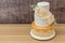 3 tier wedding cake