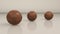 3 Wooden balls