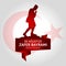 30 August, Victory Day Turkey celebration card.