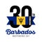 30-November-the Independence Day of Barbados