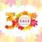 30 % off fall logo