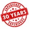30 years experience rubber stamp