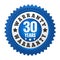 30 Years Warranty Badge Isolated