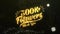 300K+ Followers Text Greeting Wishes Sparklers Particles Night Sky Firework