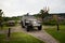 30th Infantry Division US Memorial half track M3A1 on display in Stavelot, Belgium