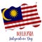 31 August, Malaysia Independence Day background