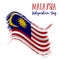 31 August, Malaysia Independence Day background