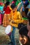 31st January 2023, Tehri Garhwal, Uttarakhand, India. Dhol Damo , traditional Uttarakhandi Drum instrument. Traditional Dance and