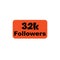 32k followers Orange vector, icon, stamp, logo illustration