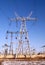 330 kilovolt powerline transmission pylon