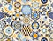 342_Talavera pattern. Indian patchwork