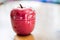 35 Minutes - Kitchen Egg Timer In Apple Shape On Wooden Table