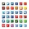 35 watercolor Social Media Icons