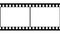 35mm Film Strip Black and White Video Footage