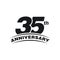 35th Years Anniversary Celebration Icon Vector Logo Design Template