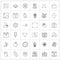 36 Universal Icons Pixel Perfect Symbols of upload, arrow, machine, meal, drink