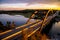 360 Bridge Pennybacker Bridge Sunset Austin Skyline