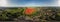 A 360 degree aerial view of poppies in bloom in a field near Ipswich