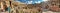 360 degree circular panorama inside the Colosseum or Coliseum in