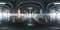 360 degree equi rectangular panorama of industry hall big office buildung room 3d render, illustration