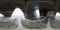 360 degree full panorama environment map of abstract futuristic concrete building exterior with day light 3d render