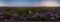 A 360 degree image of an aerial view of sunset of rural West Norfolk