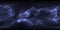 360 degree interstellar cloud of dust and gas. Space background with nebula and stars. Glowing nebula, equirectangular projection