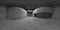 360 degree panorama. Abstract empty concrete interior