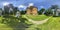360-degree panorama of the Ancient Church on the Hill