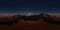 360 degree panorama of Mars sunset, environment HDRI map. Equirectangular projection, spherical panorama. Martian landscape, 3d