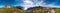 360 degree panorama shot of Dolomits