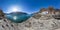 360 degree panoramic view of Brienz lake, Switzerland