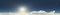 360 degree seamless panorama of clouds