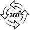 360 degree views icon