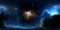 360 degree virtual reality space nebula, equirectangular projection, panoramic environment map. HDRI spherical panorama